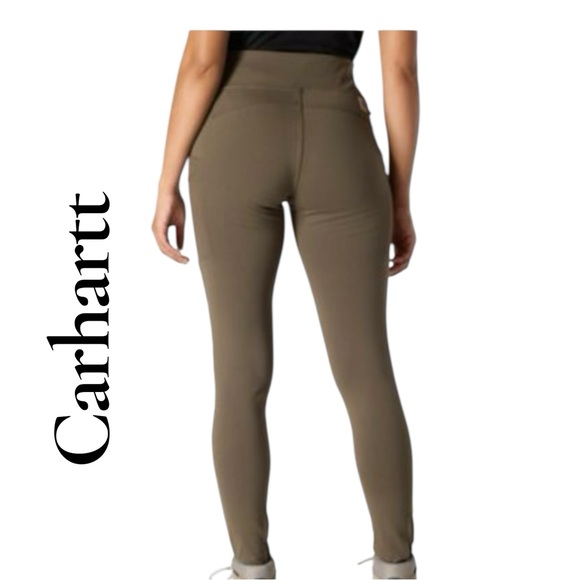 Carhartt Women's Force Fitted Lightweight Utility Leggings. Size 4-6 tall. NWT! - Picture 3 of 13